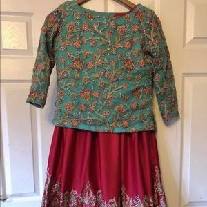 Indian two piece Silk Lehengha Size39-40